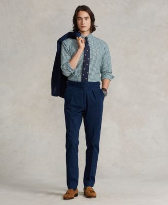 Men's Custom-Fit Gingham Oxford Shirt