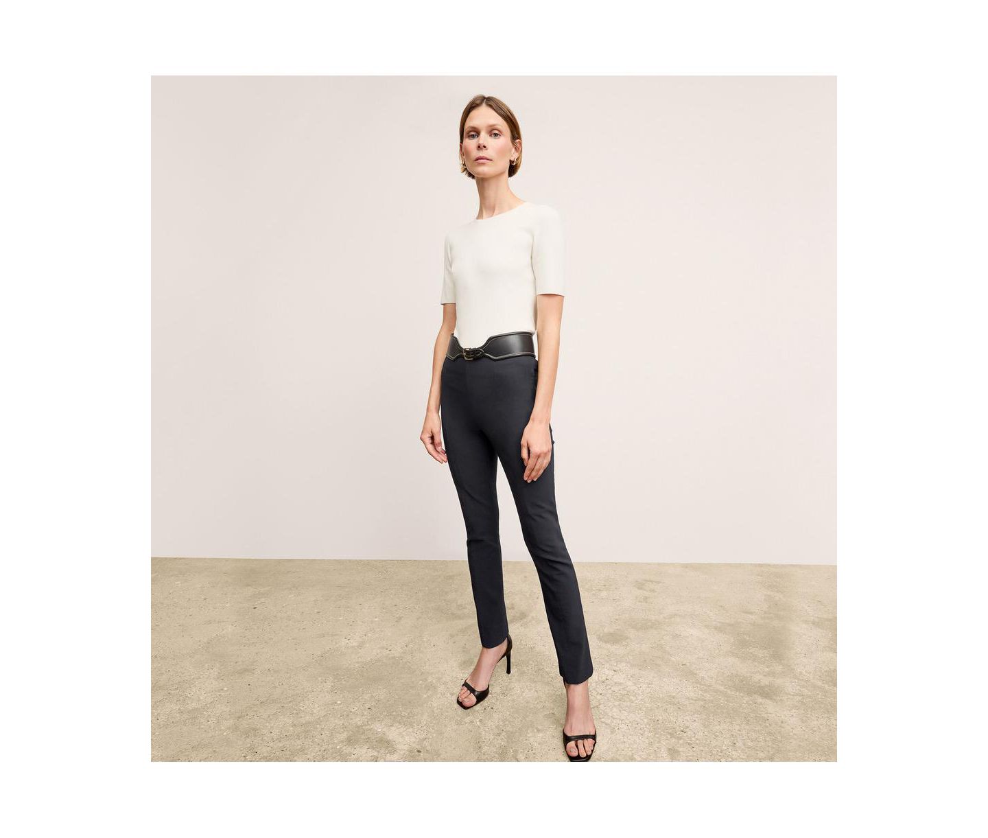 Женские брюки M.M.LaFleur Kick Flare Foster - Eco PowerStretch, цвет: Чёрный — фото 2