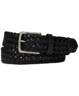 Polo Ralph Lauren - Men's Leather & Braided Cord Woven Belt