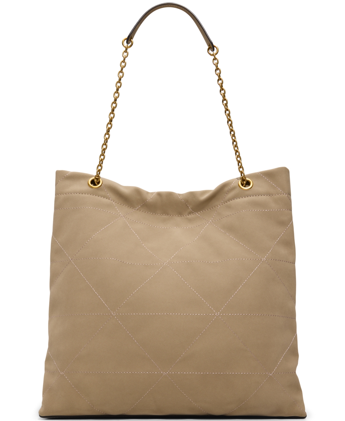 Morganex Medium Shoulder Hobo Bag - Mix Mat Taupe