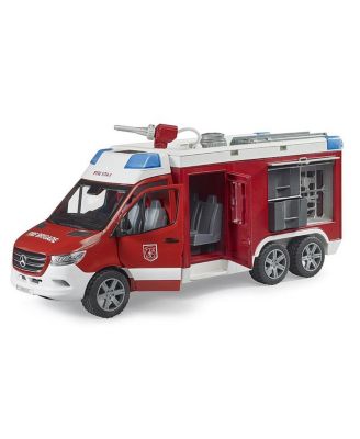 1/16 Mercedes-Benz Sprinter Fire Rescue Truck with Water Pump, Lights & Sounds 02680
