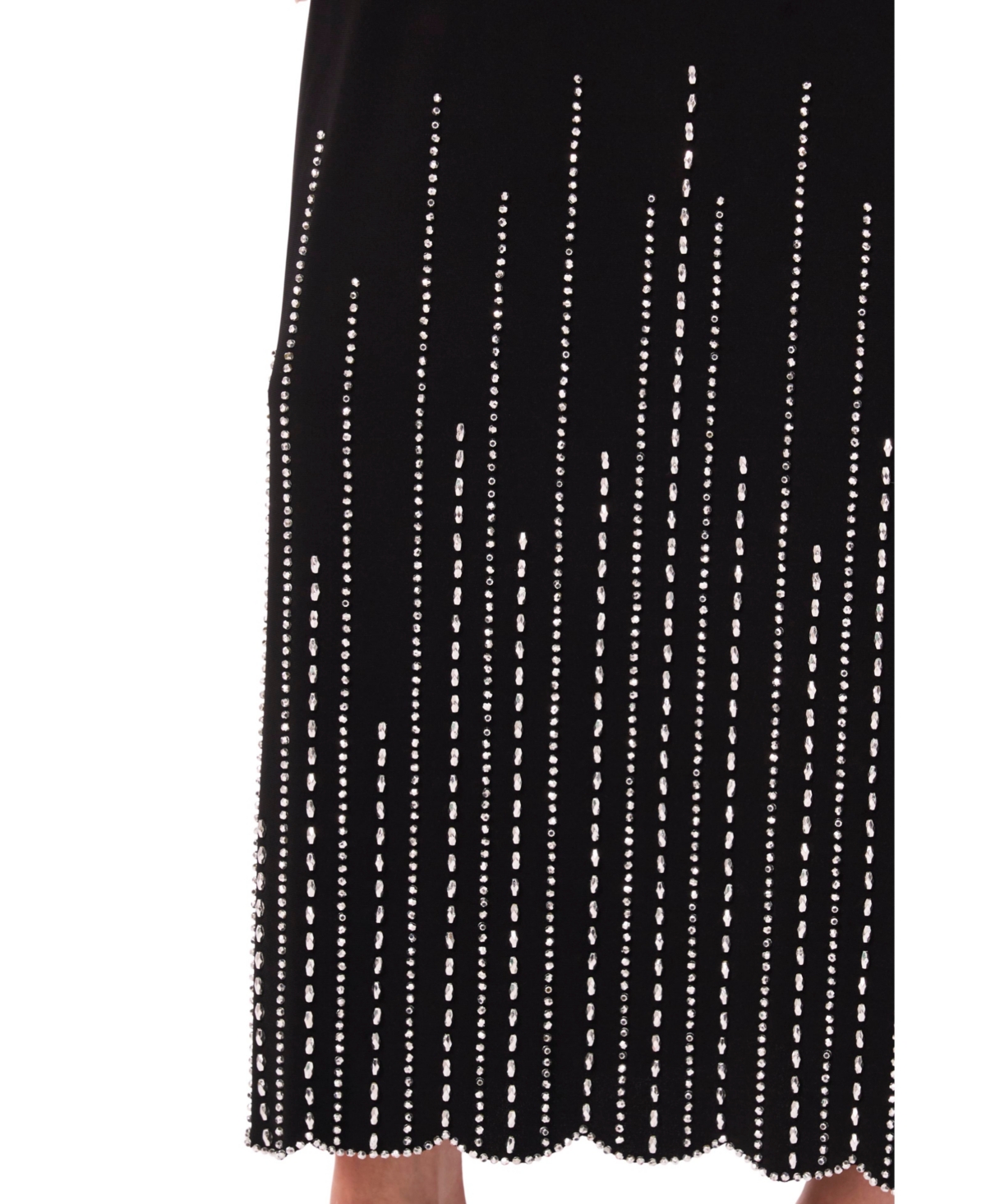 Msk Women's A-line Skirt In Black