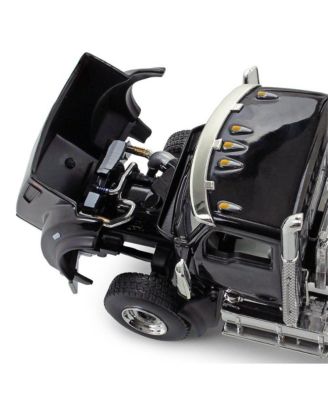 1/50 Kenworth T880, Black And Chrome, With East Genesis End Dump Trailer By First Gear