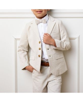 Toddler Boys Hope and Henry Cotton Seersucker Short