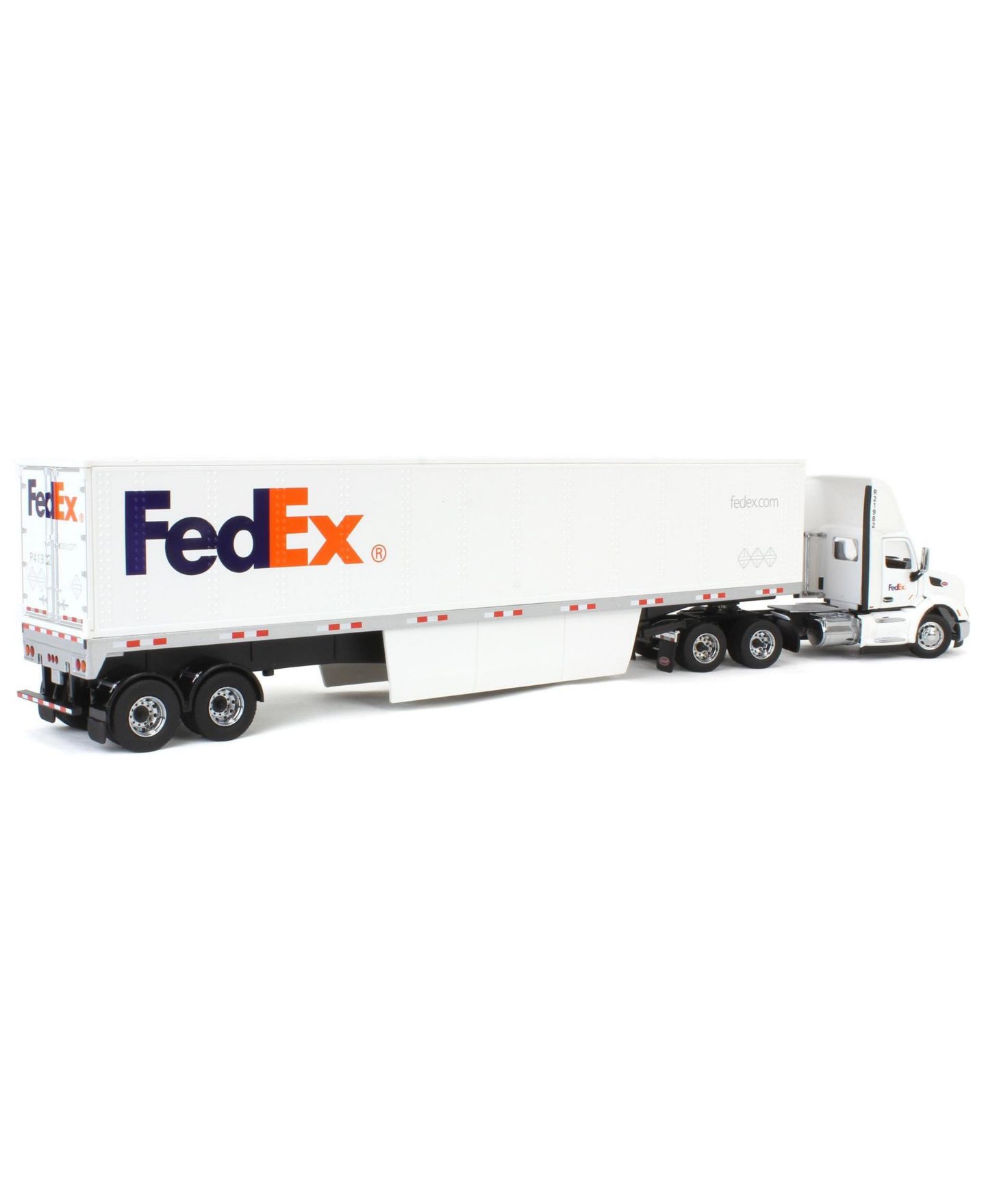 Детская игрушка Diecast Masters 1/50 Scale FedEx Peterbilt 579 Day Cab with 53' Dry Cargo Trailer Die-Cast Truck — фото 3