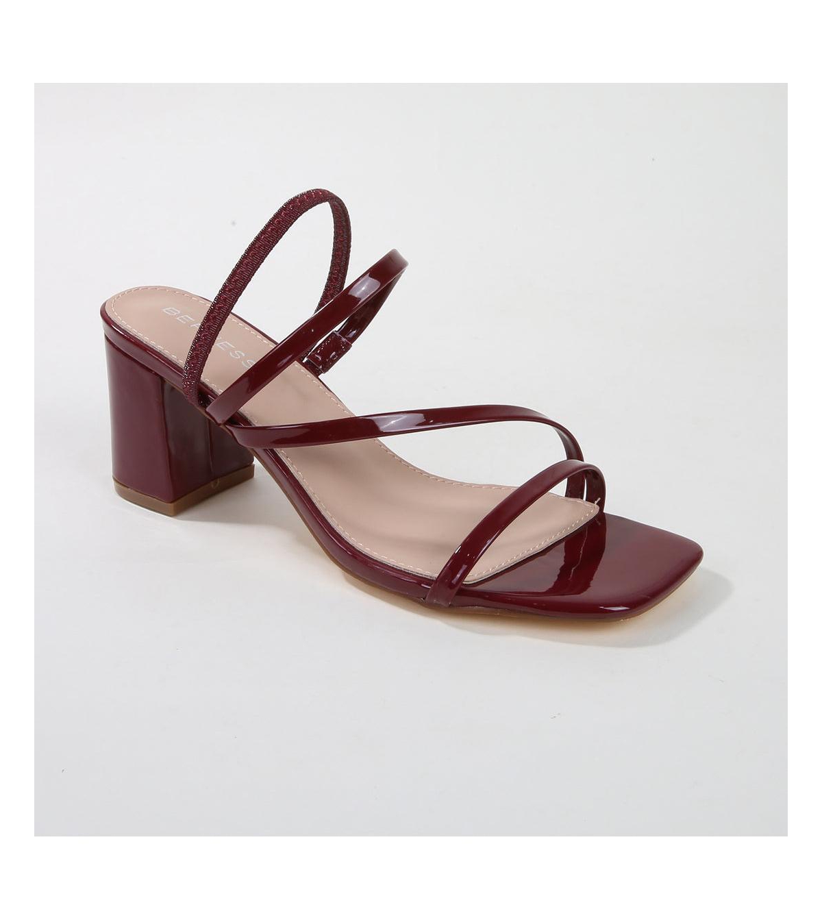 Hattie Strappy Block Heel Sandals - Yellow