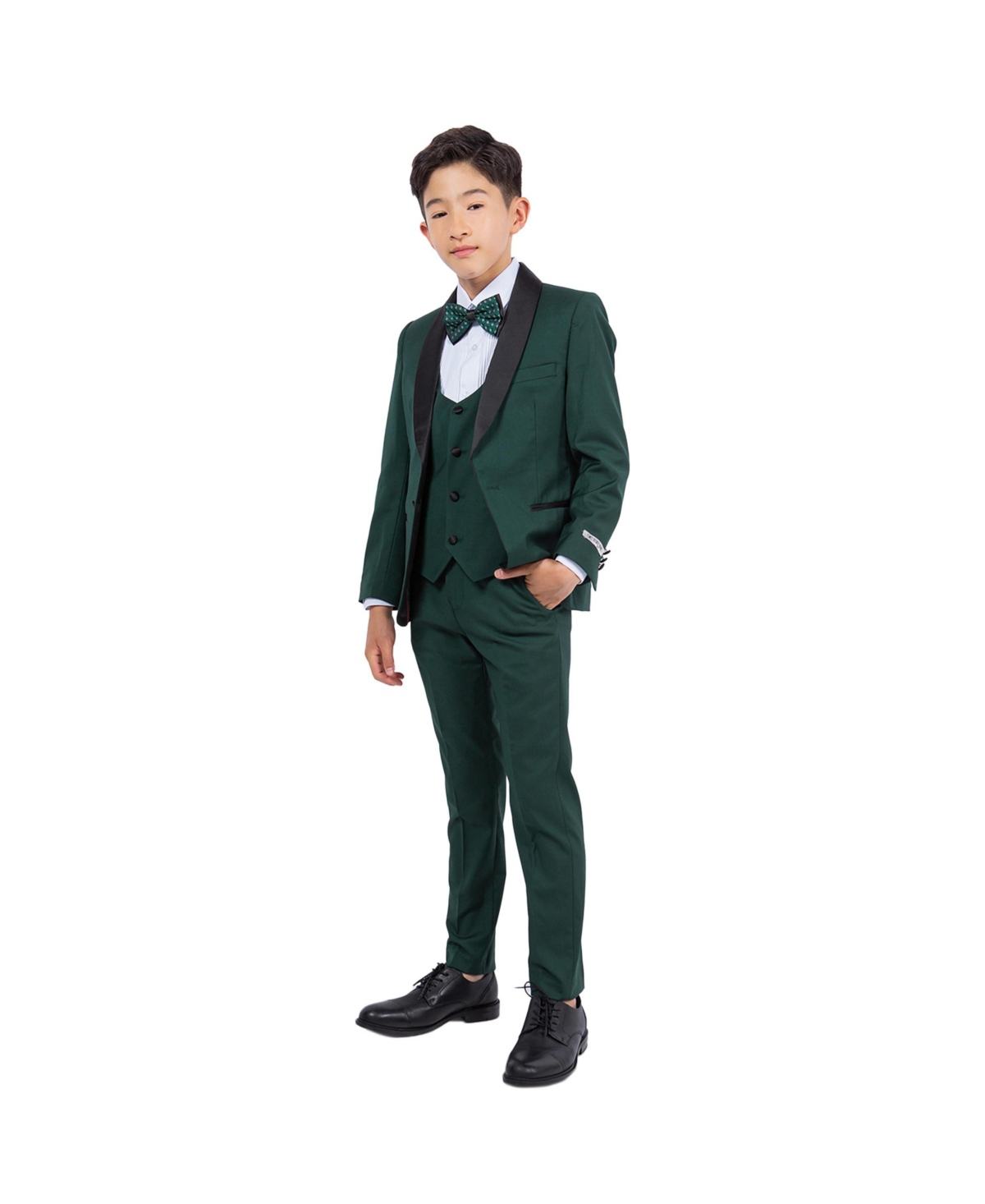 Stacy Adams Little Boys 5 Pc Tuxedos - Green