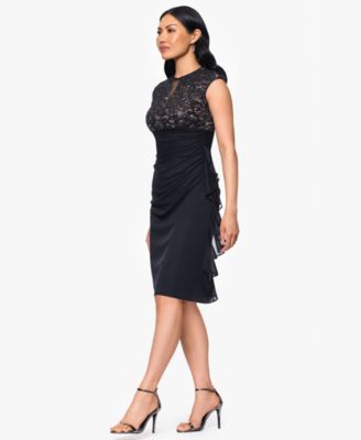 Women's Lace-Top Sheath Dress