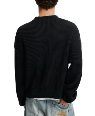 Men's Relaxed Crew Knit Sweater