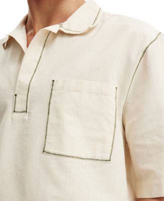 Men's Box Fit Short Sleeve Polo Shirt