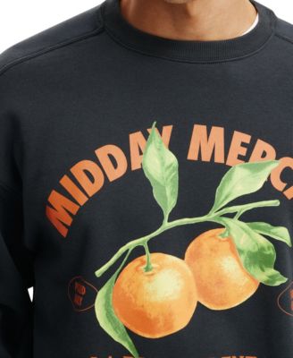 Men's Box Fit Graphic Crew Sweater