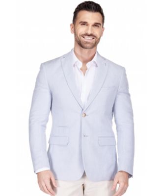 Men's Slim Fit Linen-Blend Blazer
