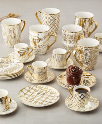 Matrix Espresso Cups & Saucers Set, Service for 6