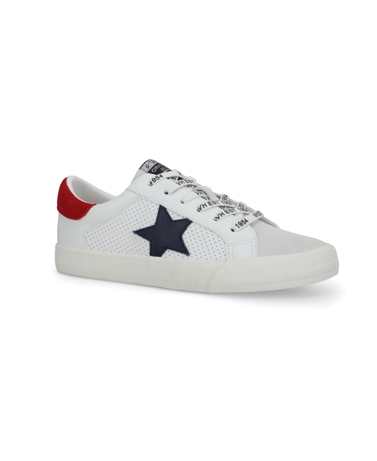 Grande - White Navy Red Women's's Sneaker by Vintage Havana - Navy