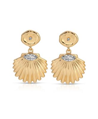 Santorini Shell Drop Earrings