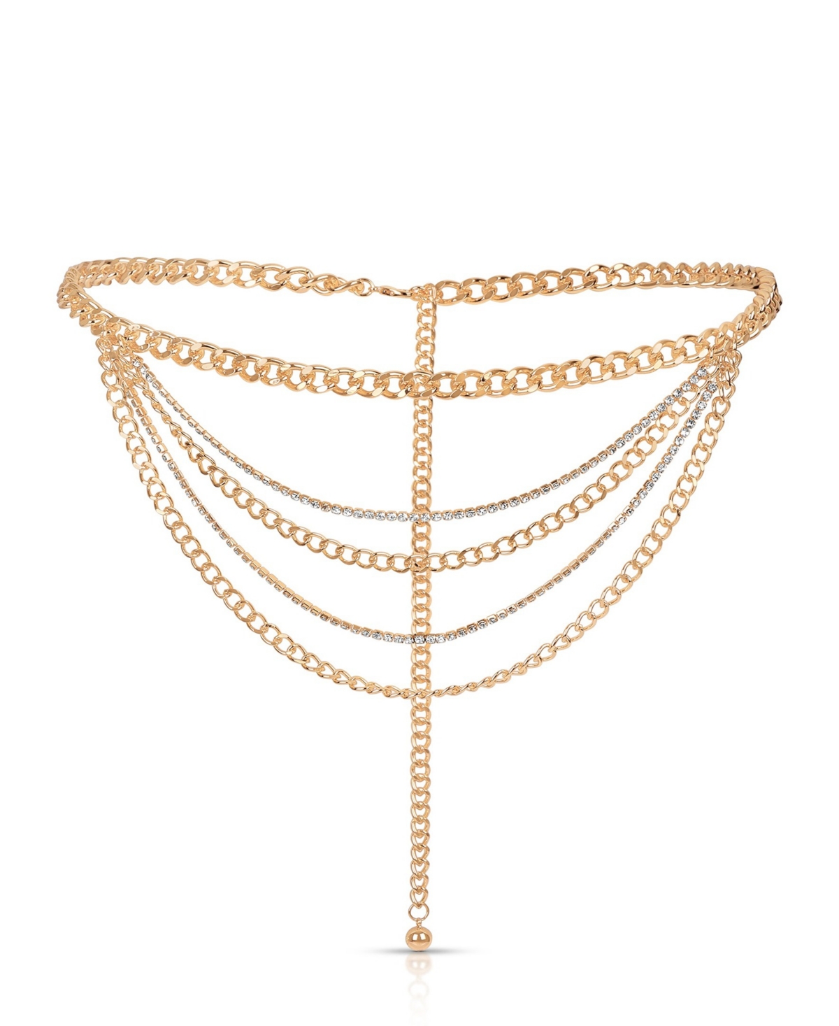 Nightlife Chain Hip Belt - Gold