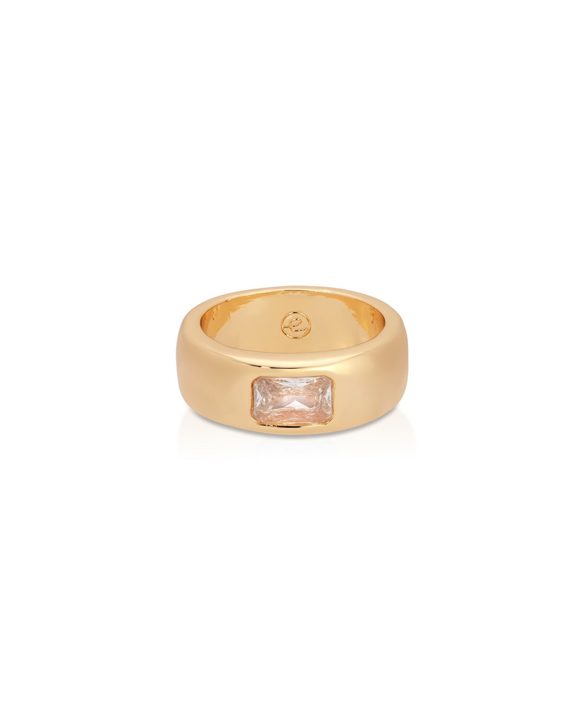 Emerald Cut Treasure Ring - Silver