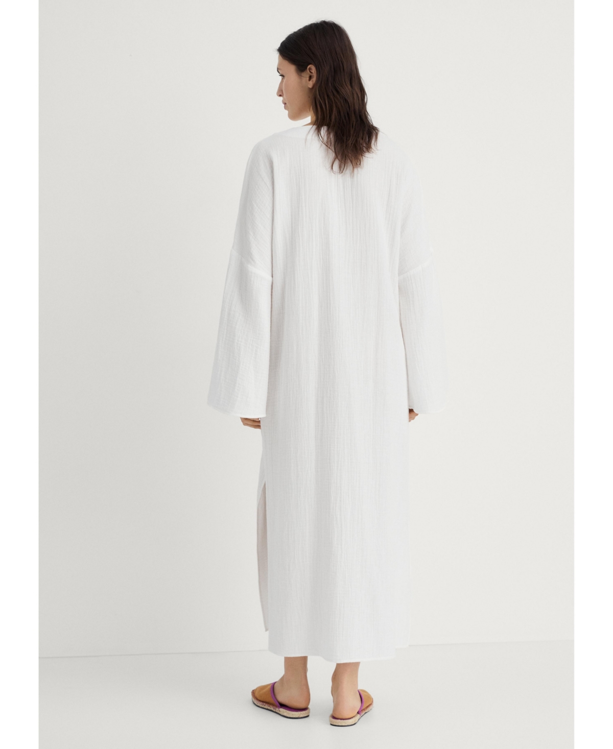 Mango Women's Oversized Pajama Caftan
