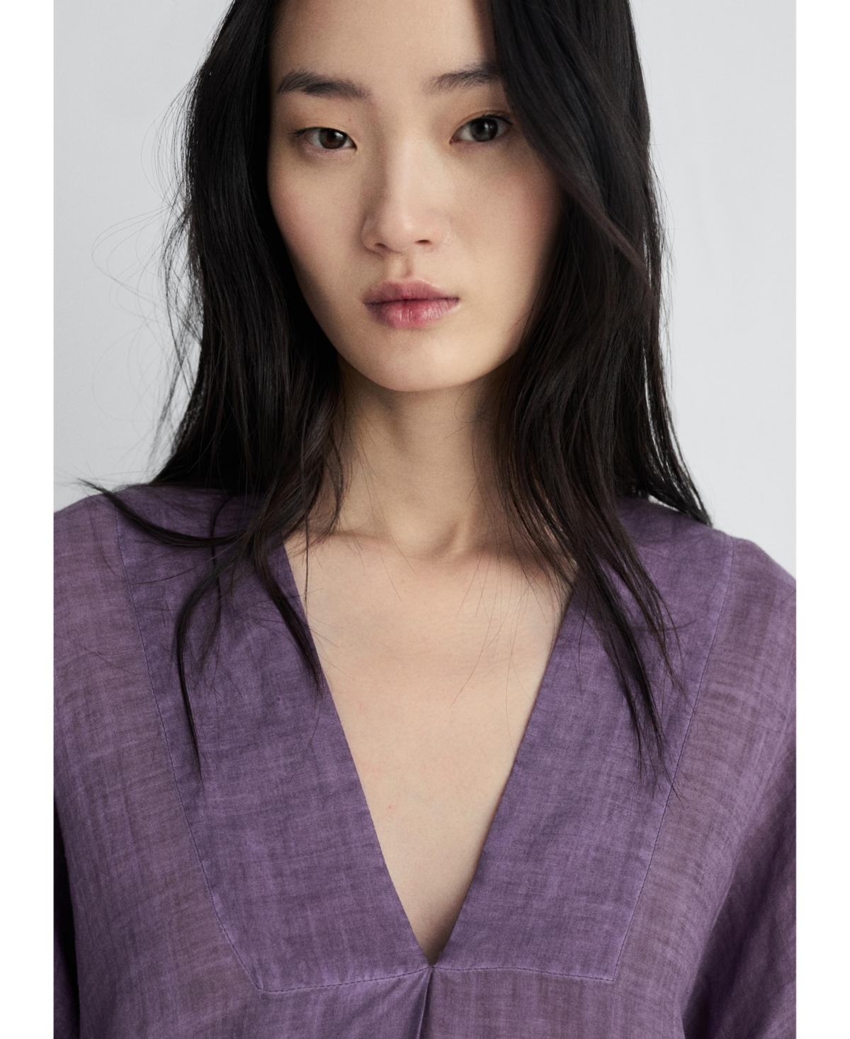 Mango Women's Overdyed Ramie Kaftan