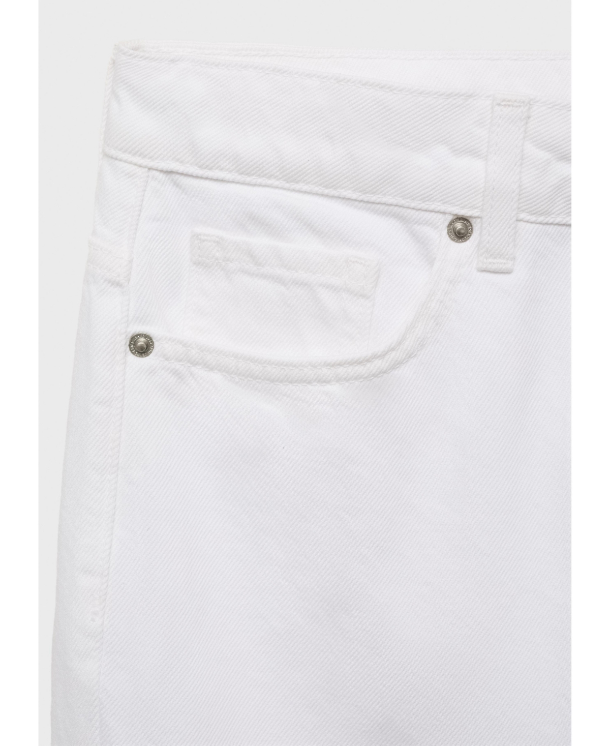 Mango Women's Mid-rise Straight Jeans In White