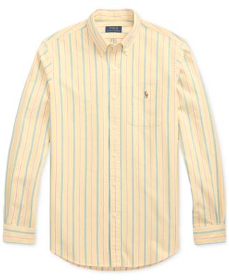 ラルフローレン Polo Ralph Lauren Men's Classic-Fit Striped Oxford Shirt - Macy's