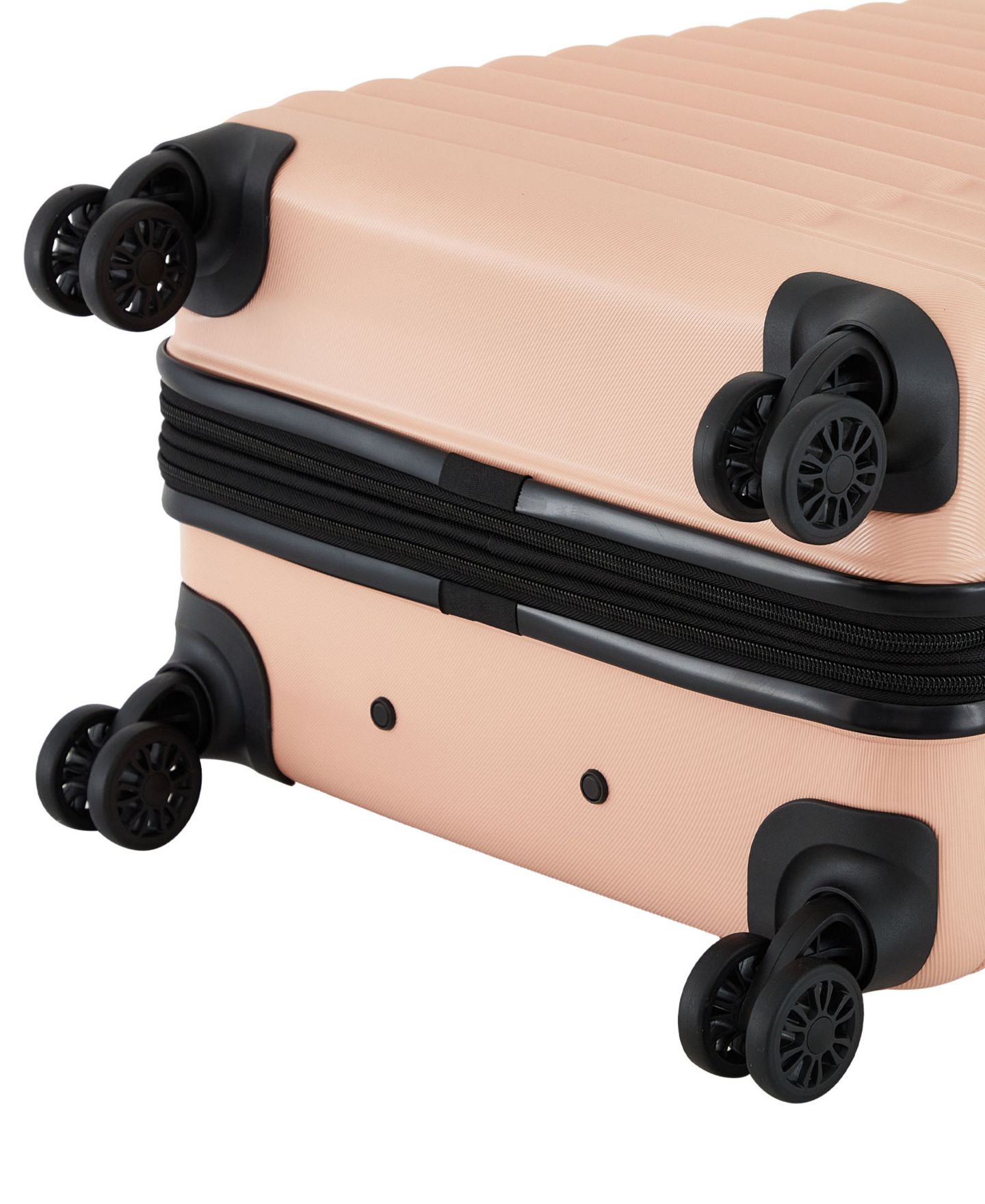 Чемоданы Travelers Club Providence 3-Pc. Expandable Hard Side Luggage Set, цвет: Пыльный розовый — фото 10