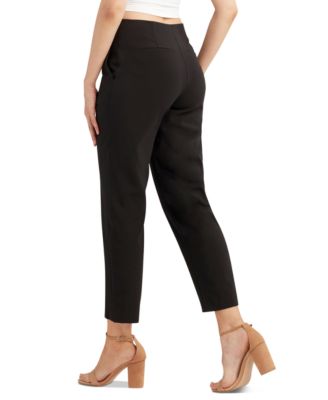 Juniors' Clean-Front Cropped Pants