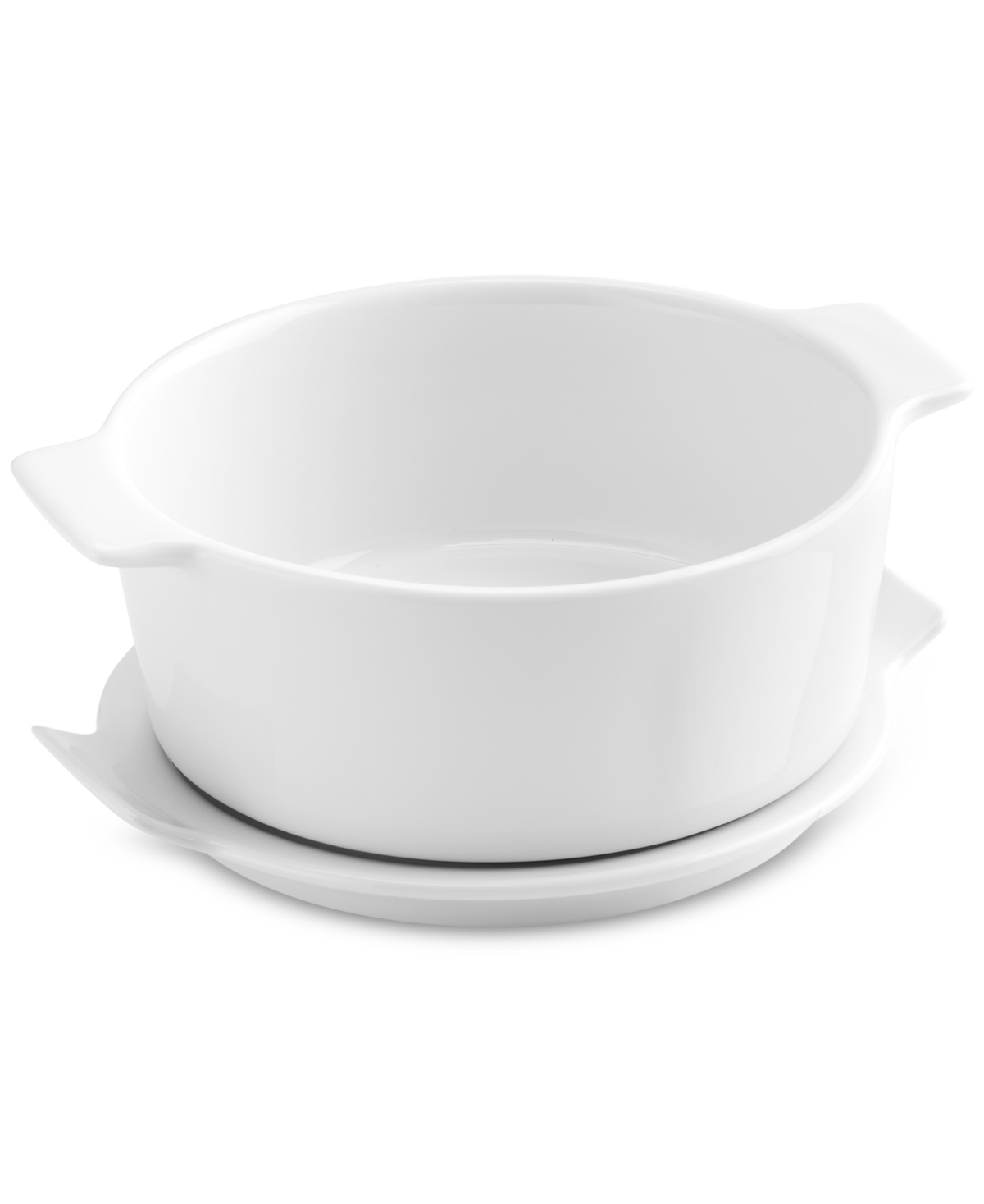 The Cellar Whiteware Cocotte And Lid, Exclusively At Macy's In White