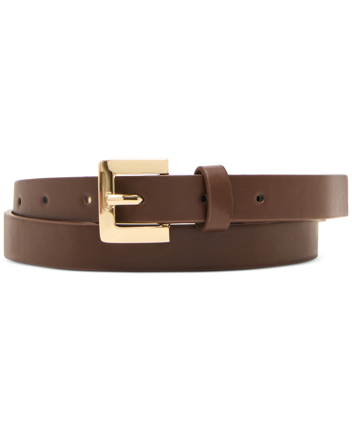 Steve Madden 0.78" Mixed Faux-leather Belts, Set Of 3 In Multi