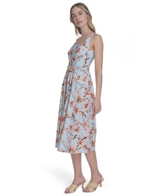 Women's Cotton Sleeveless Midi Dress