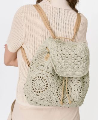 Women's Sayulita Crochet Large Backpack