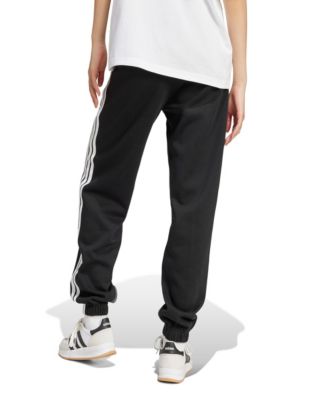 Women's Essentials 3-Stripes Pull On Fleece Loose Pants