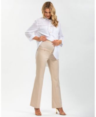 Maternity Pull-On Flare Stretch Pants