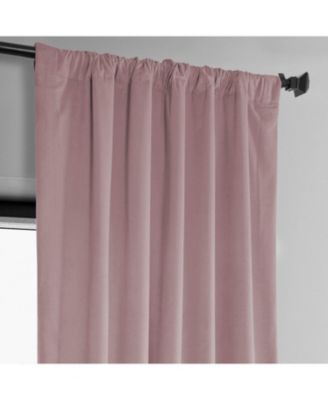 Heritage Plush Velvet Room Darkening Curtain