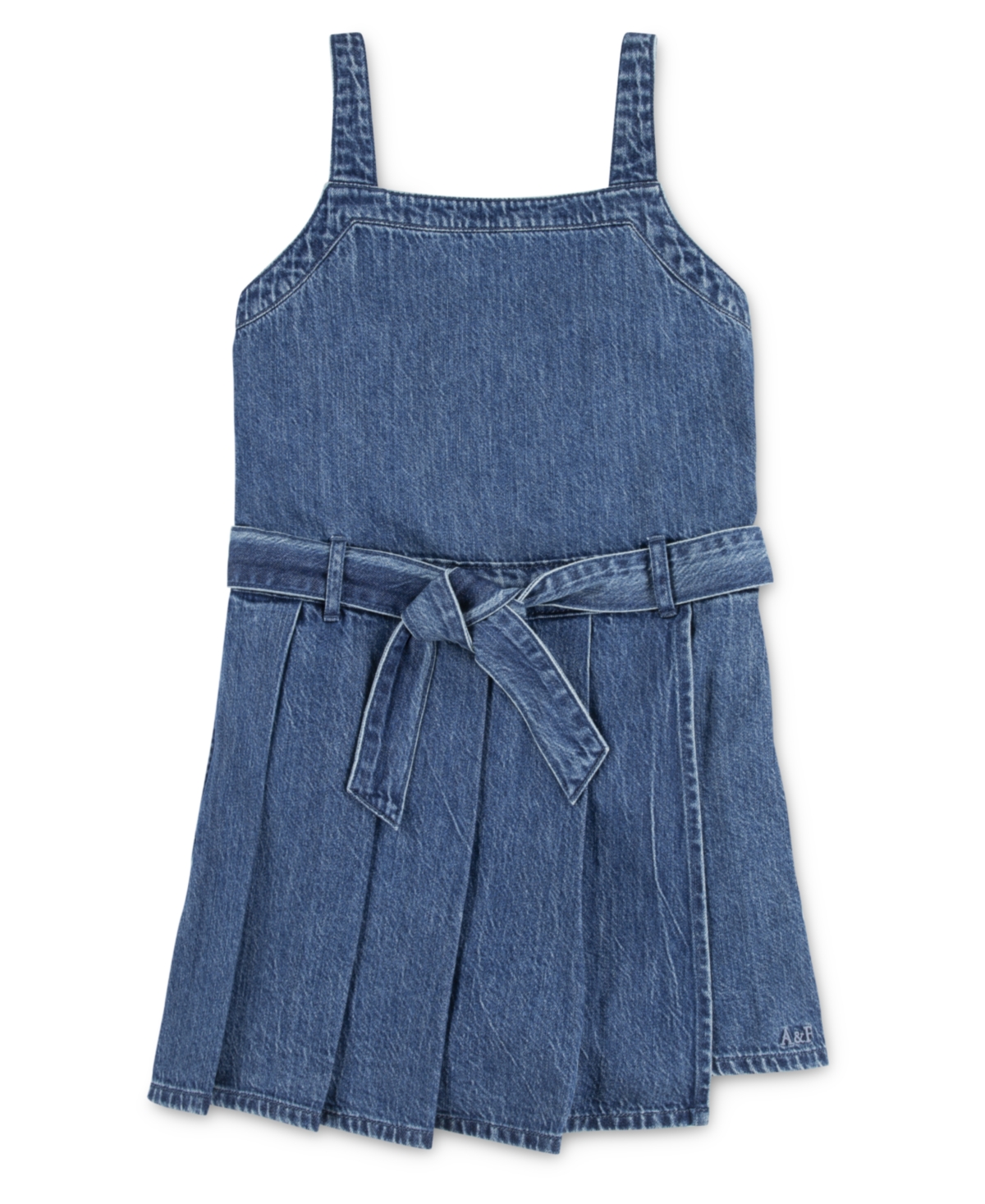 Abercrombie Girls Pleated Skort Dress In Blue