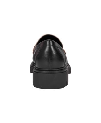 Women's Cube Lug Sole Penny Loafers