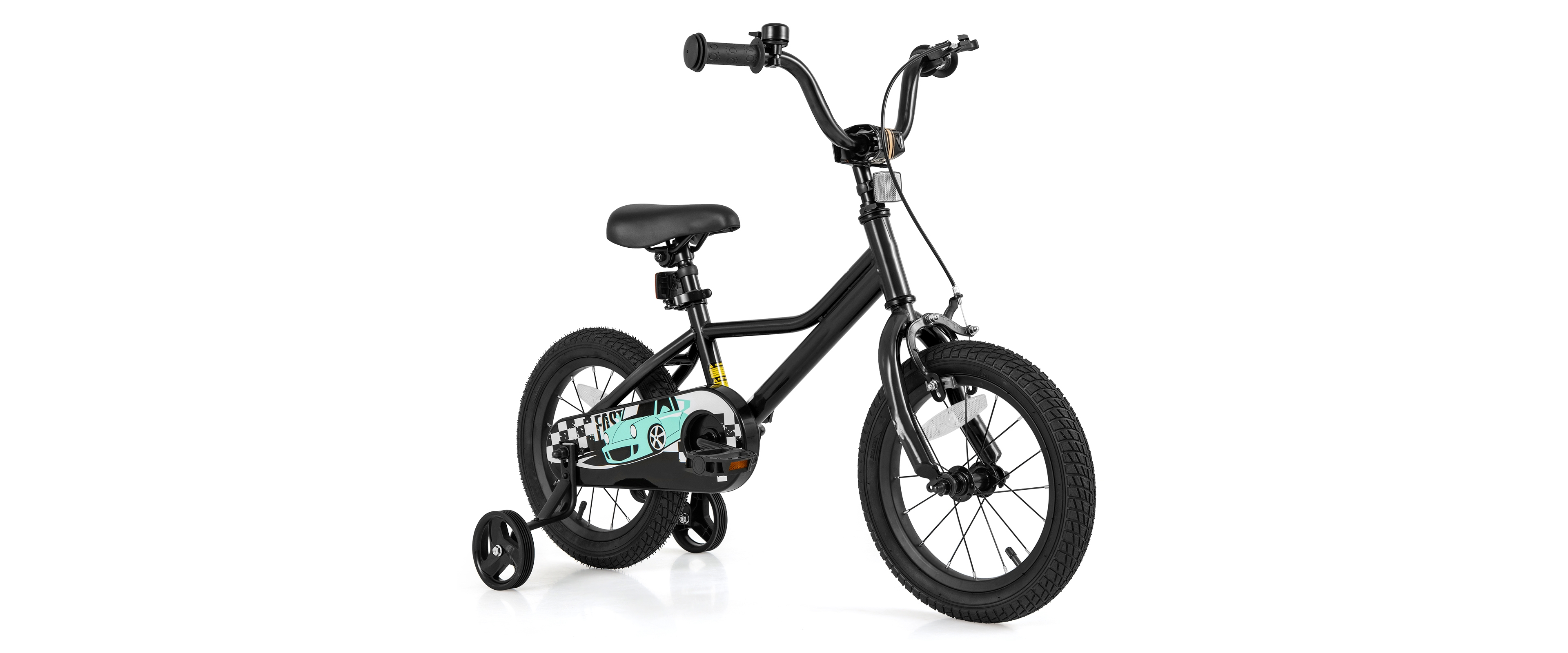 Kids Bike with Adjustable Seat and Low-Step Frame for Easy Mounting