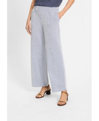 Women's Anna Fit Wide Leg Seersucker Pant