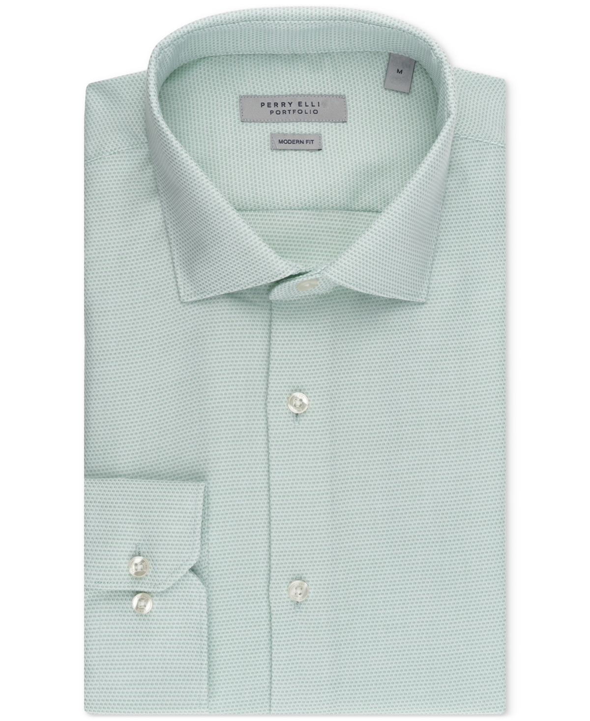 Men's King Micro-Pattern Dress Shirt - Lime