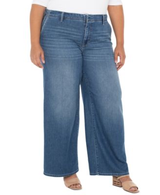 Plus Size Weekender High-Rise Wide-Leg Jeans