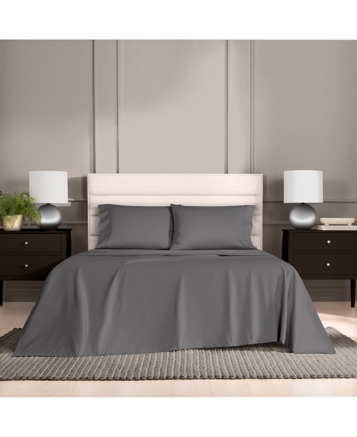 Aq Textiles Bergen House 1000 Thread Count 100% Certified Egyptian Cotton 4-Pc. Sheet Set