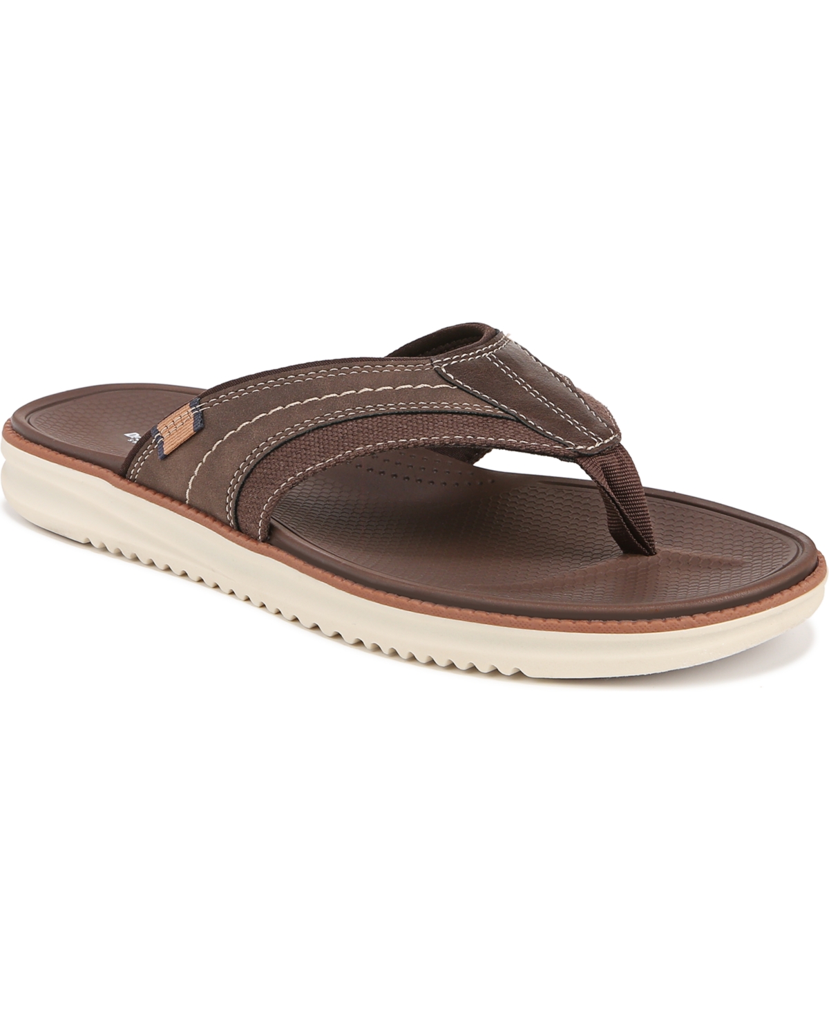 Men's Sync In Thong Sandals - Dark brown