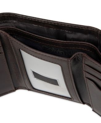 Men's RFID Two Tone Arcadia Leather Trifold Wallet