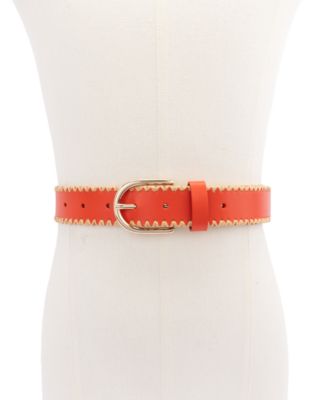 Women's 35mm Straw Edge Belt