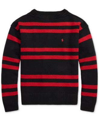 Men's Striped Wool Sweater