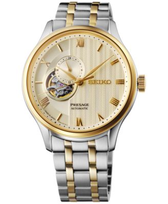Seiko - Men's Automatic Presage Japanese Garden Two-Tone Stainless Steel Bracelet Watch 42mm