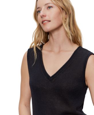 Women's Soft V-Neck Sleeveless Top