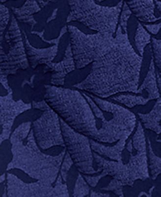 Juniors' Jacquard Strappy Fit & Flare Dress