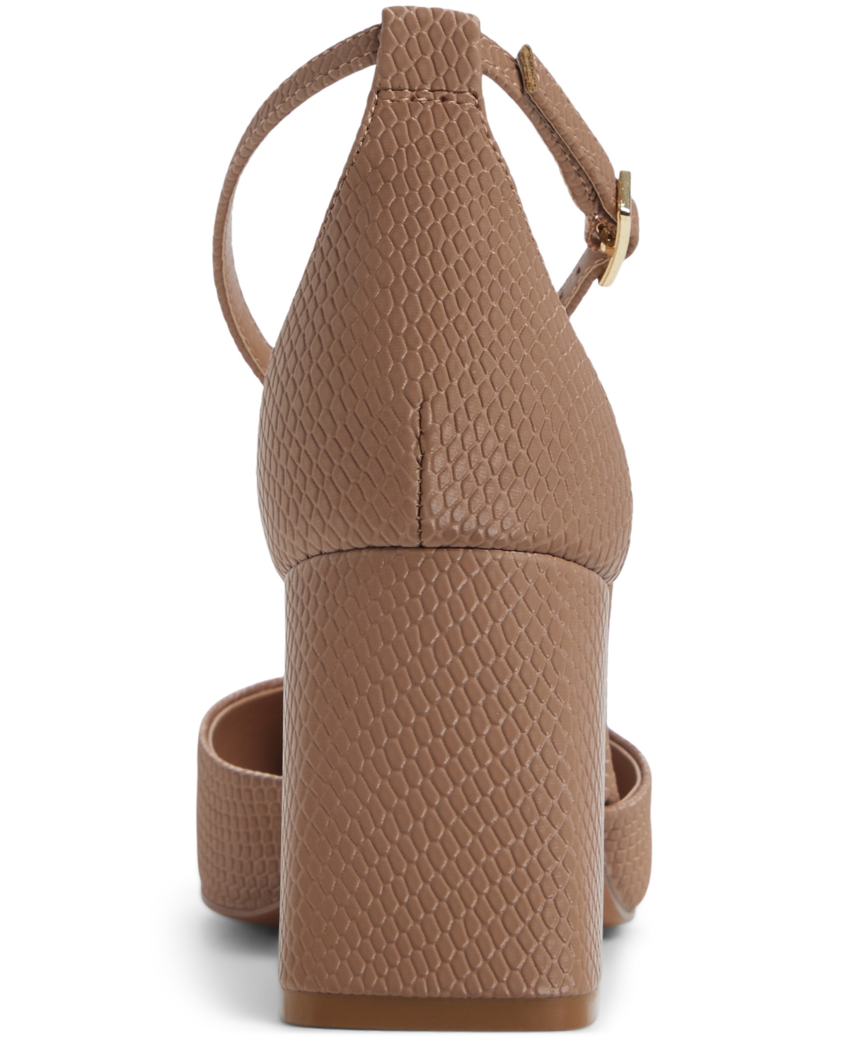 Aldo Jan Ankle Strap Pointed Toe Pump In Brown