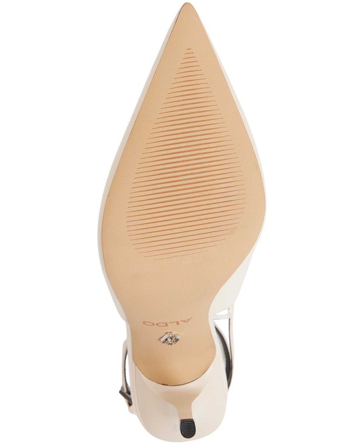 Aldo Women's Lisandre High-vamp Ankle-wrap Heeled Pumps In White